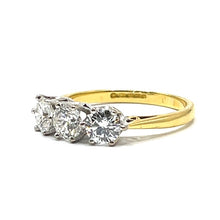 Load image into Gallery viewer, Secondhand 18ct Gold Trilogy Ring - 1.51ct
