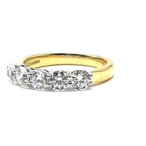 Secondhand Diamond Five Stone Ring