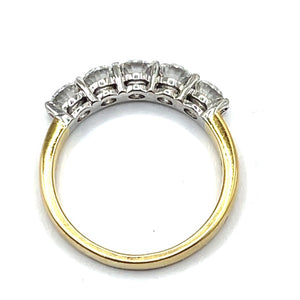 Secondhand Diamond Five Stone Ring