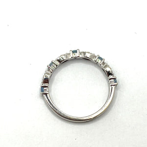 Secondhand Sapphire and Aquamarine Ring