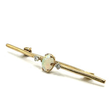Load image into Gallery viewer, Secondhand Opal and Diamond Brooch
