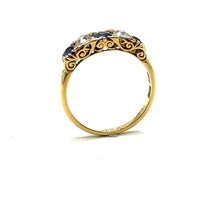 Load image into Gallery viewer, Secondhand Antique Diamond and Sapphire Ring
