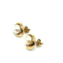 Load image into Gallery viewer, Secondhand 18ct Gold Pearl Earrings
