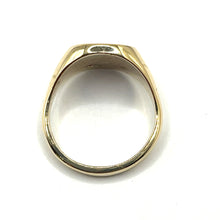 Load image into Gallery viewer, Secondhand 9ct Gold Diamond Cushion Signet Ring
