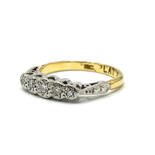Load image into Gallery viewer, Secondhand 18ct &amp; Platinum Five Stone Vintage Ring
