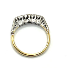 Load image into Gallery viewer, Secondhand 18ct &amp; Platinum Five Stone Vintage Ring
