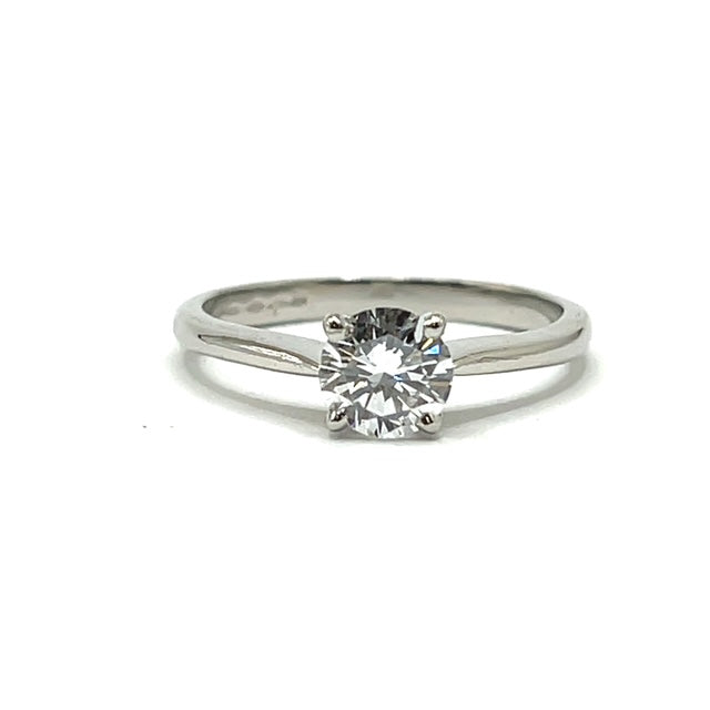 Secondhand Platinum and Diamond Ring - 0.68ct