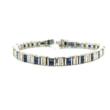 Load image into Gallery viewer, Secondhand Sapphire and Diamond Bracelet
