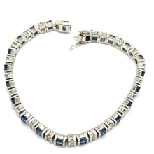 Load image into Gallery viewer, Secondhand Sapphire and Diamond Bracelet
