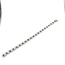 Load image into Gallery viewer, Secondhand Sapphire and Diamond Bracelet
