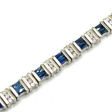 Load image into Gallery viewer, Secondhand Sapphire and Diamond Bracelet
