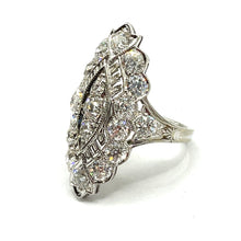 Load image into Gallery viewer, Secondhand Vintage Marquise Cluster Diamond Ring
