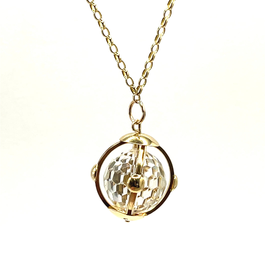Secondhand Crystal Ball Necklace