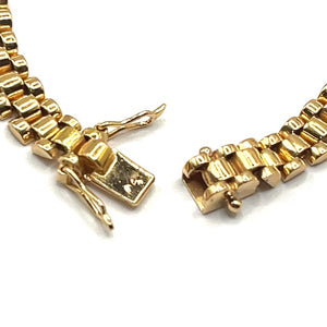 Secondhand Diamond and Gold Bracelet