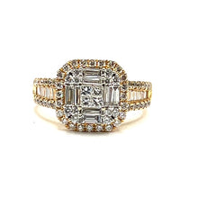 Load image into Gallery viewer, Secondhand Diamond Modern Cluster Ring
