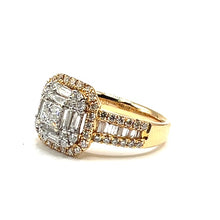 Load image into Gallery viewer, Secondhand Diamond Modern Cluster Ring
