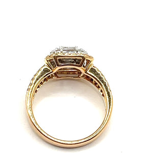 Secondhand Diamond Modern Cluster Ring