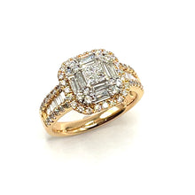 Load image into Gallery viewer, Secondhand Diamond Modern Cluster Ring
