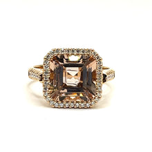 Load image into Gallery viewer, Secondhand Morganite and Diamond Ring
