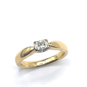 Secondhand Princess Cut Diamond Ring