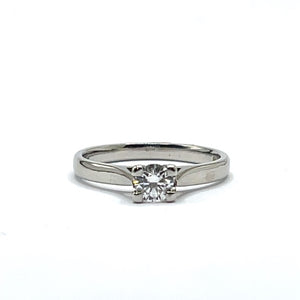 Secondhand Platinum Diamond Solitaire Ring