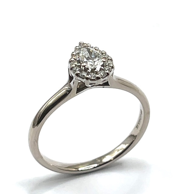 Secondhand Pear Cut Diamond Ring