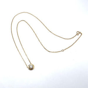 14ct Gold Lab Grown Diamond Necklace - 0.75ct
