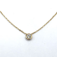 Load image into Gallery viewer, 14ct Yellow Gold Lab Grown Diamond Necklace - 0.30ct
