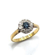 Load image into Gallery viewer, Secondhand Sapphire and Diamond Ring
