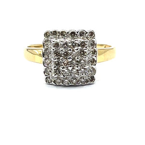 Secondhand Diamond Cluster Ring