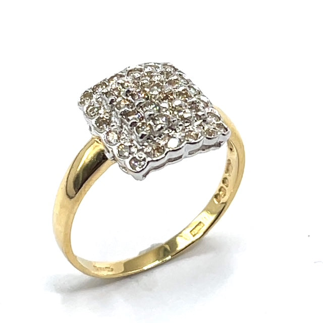 Secondhand Diamond Cluster Ring