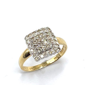 Secondhand Diamond Cluster Ring