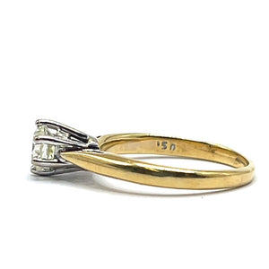 Secondhand 18ct Gold Diamond Solitaire Ring