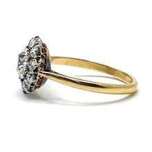 Load image into Gallery viewer, Secondhand Vintage Old Cut Diamond Cluster Ring - 1.50ct
