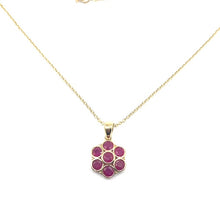Load image into Gallery viewer, 9ct Gold Ruby Necklace
