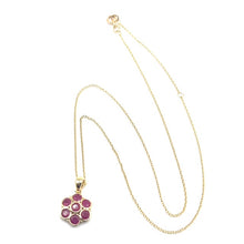 Load image into Gallery viewer, 9ct Gold Ruby Necklace
