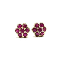 Load image into Gallery viewer, 9ct Gold Ruby Earrings

