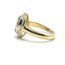 Load image into Gallery viewer, 9ct Gold Topaz and Diamond Ring
