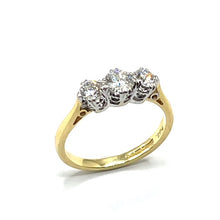 Load image into Gallery viewer, Secondhand Diamond Trilogy Ring 0.55ct
