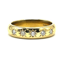 Load image into Gallery viewer, Secondhand Chunky Gold and Diamond Ring
