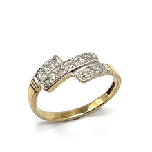 Load image into Gallery viewer, Secondhand 9ct Gold and Diamond Ring

