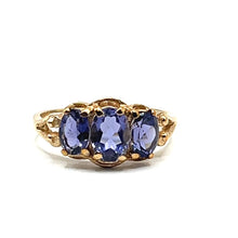 Load image into Gallery viewer, 9ct Gold Iolite Ring
