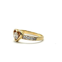 Load image into Gallery viewer, Secondhand Diamond Heart Ring
