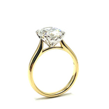 Load image into Gallery viewer, 18ct Gold 3.51ct Oval Lab Grown Diamond Ring
