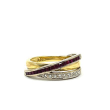 Load image into Gallery viewer, Secondhand 18ct Gold Ruby and Diamond Ring

