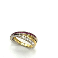 Load image into Gallery viewer, Secondhand 18ct Gold Ruby and Diamond Ring
