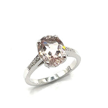 Load image into Gallery viewer, Secondhand Morganite and Diamond Ring
