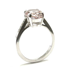 Load image into Gallery viewer, Secondhand Morganite and Diamond Ring
