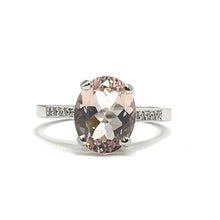 Load image into Gallery viewer, Secondhand Morganite and Diamond Ring
