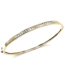 Load image into Gallery viewer, Secondhand 9ct Gold Diamond Bangle
